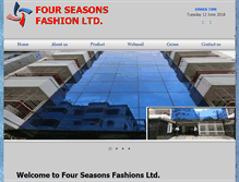 Tablet Screenshot of fourseasonsdhaka.com